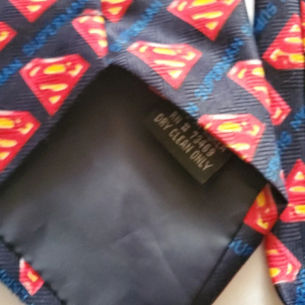 Superman Logo All‎ Over Print Neck Tie DC Comics Superman